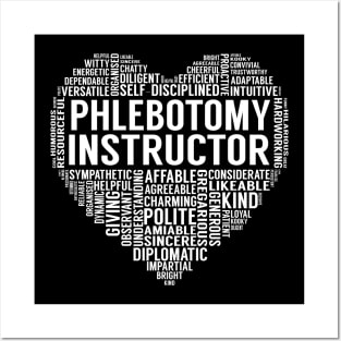 Phlebotomy Instructor Heart Posters and Art